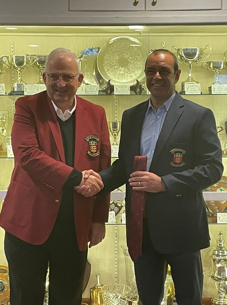 Captains jacket handover