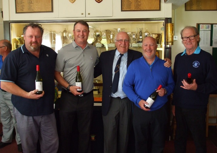Presidents Day 4th Place Peter Hammond Neil Lewis Richard Bradbeer Keith pritchard 59.1