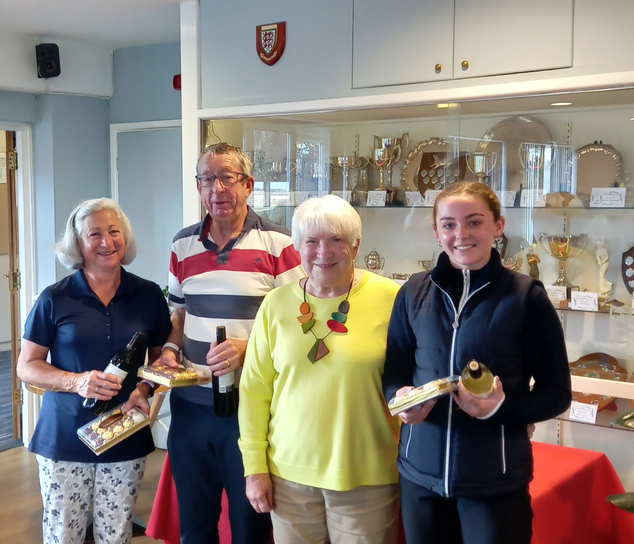 Seniors Ladies Texas Scrmable Winners 16.10.25